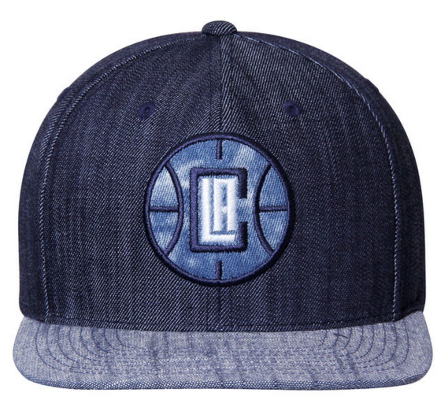 LA Kings Mitchell and Ness Blue Linen Snapback - The Locker Room of Downey
