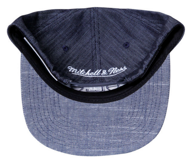 Mitchell and Ness LA Clippers Mitchell & Ness Blue Linen Snapback Blue