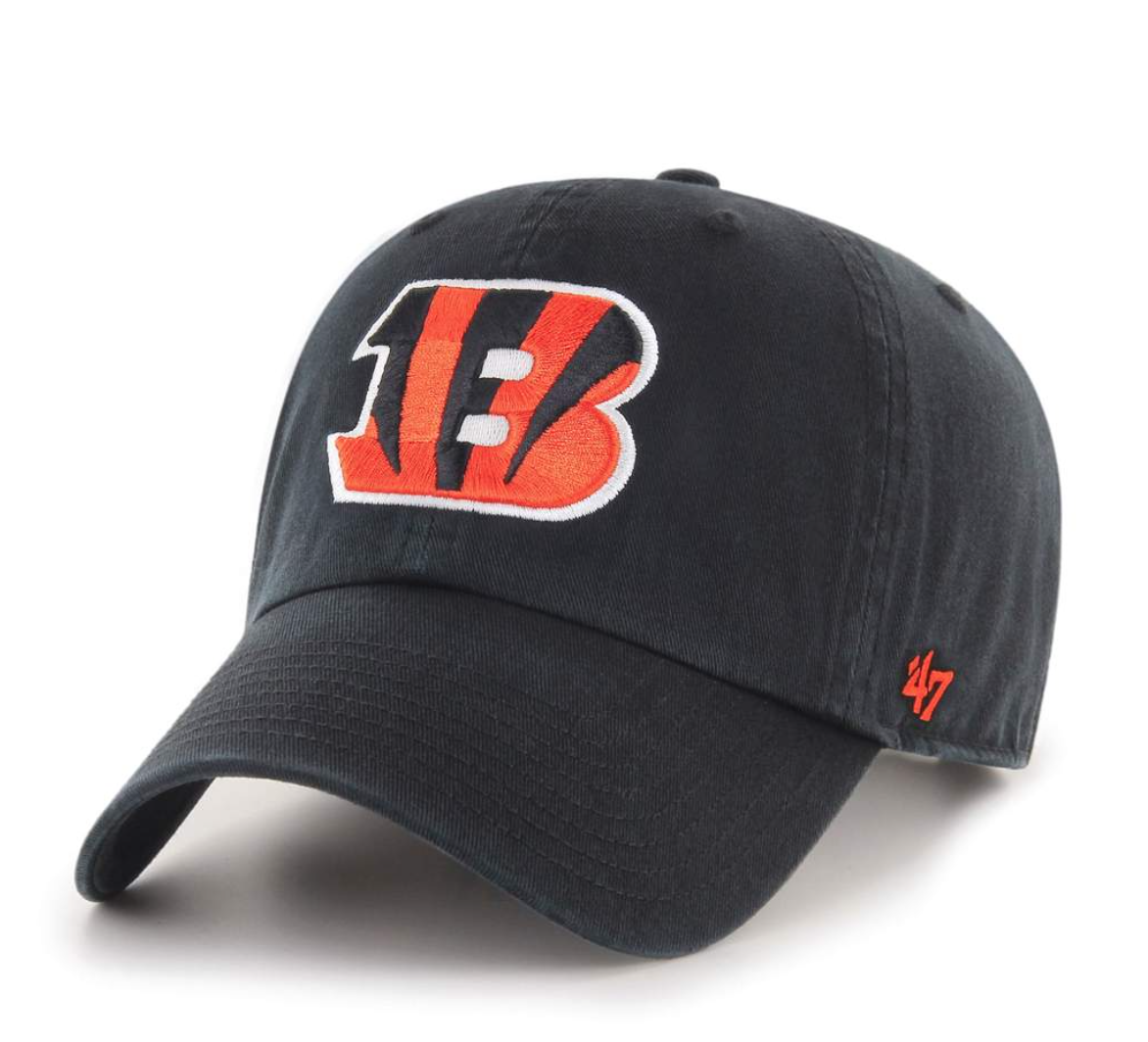 Cincinnati Bengals '47 Brand Adjustable Clean Up Black