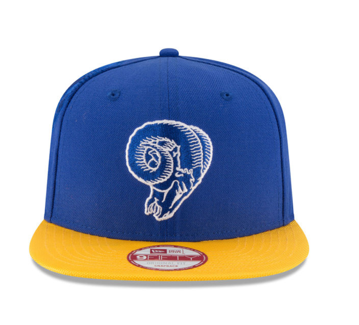 LA Rams 2016 Throwback On Field Snapback 950 Blue - The Locker