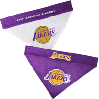 Pets First Reversible Bandana for Pets - Lakers
