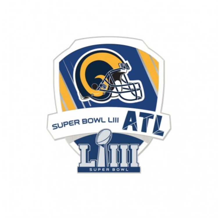 Wincraft NFL Rams SB LIII Bound Lapel Pin