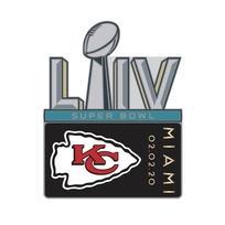 Aminco SBLIV Lapel Pin NFL Aminco Chiefs