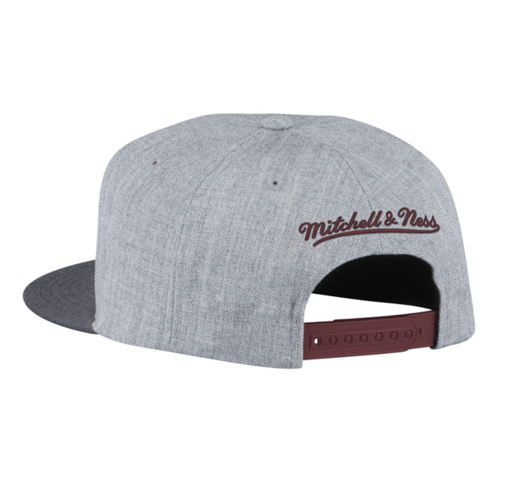 Mitchell and Ness Cleveland Cavaliers Mitchell & Ness Tri Pop Special Script Snapback Gray