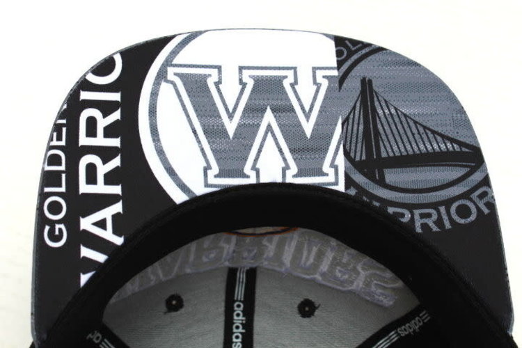 Adidas NBA Golden State Warriors Adidas City Undervisor Snapback Black/Gray OSFA