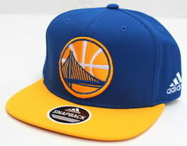 Adidas NBA Golden State Warriors Adidas Draft Snapback Blue/Yellow OSFA