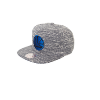 Mitchell and Ness Golden State Warriors Mitchell & Ness Grey Noise Snapback Gray