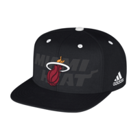 Adidas Miami Heat Adidas 2014 Draft Snapback Black