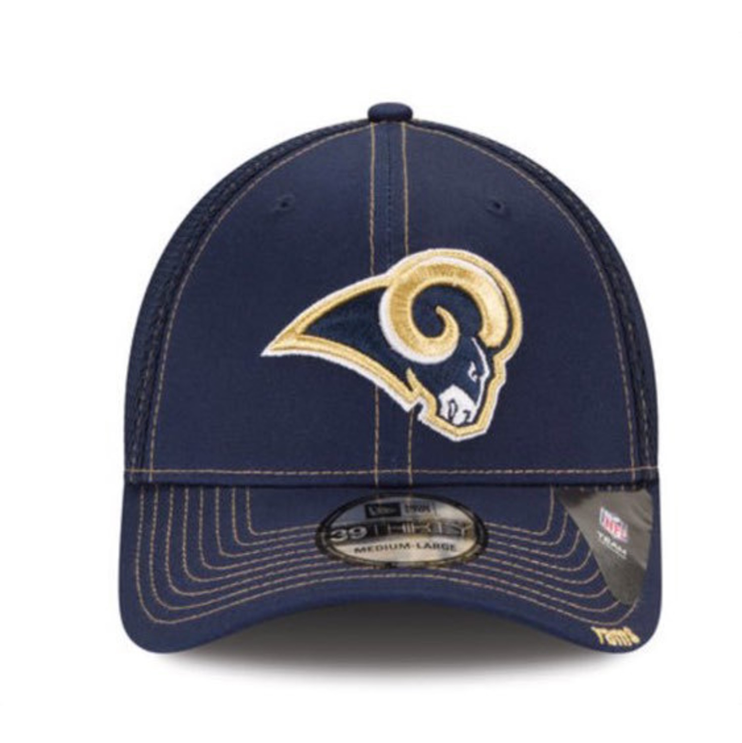 Los Angeles Rams New Era Main 39THIRTY Flex Hat - Black