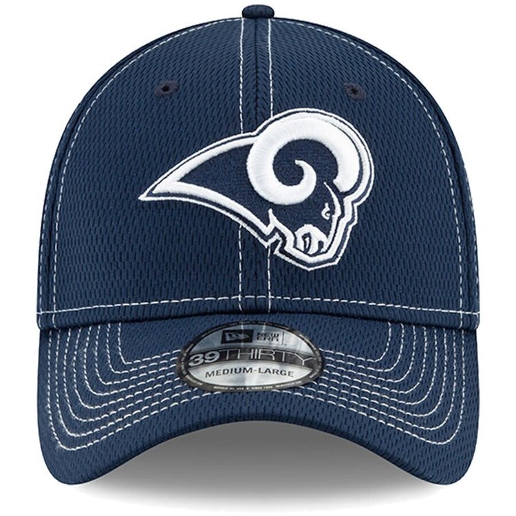 New Era LA Rams New Era 19 Flex 3930 Onfield Road Sideline Navy