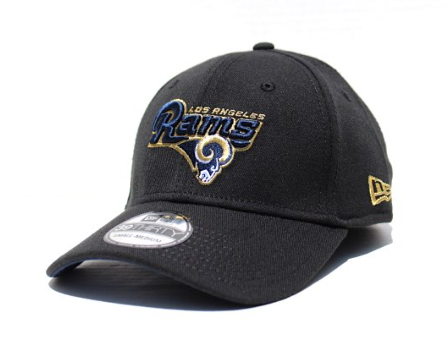 New Era LA Rams New Era Wordmark Fitted 59/50 Heather/Black