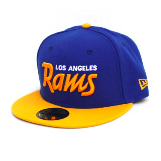 LA Rams New Era Skull Logo Fitted 5950 Navy - The Locker Room of Downey