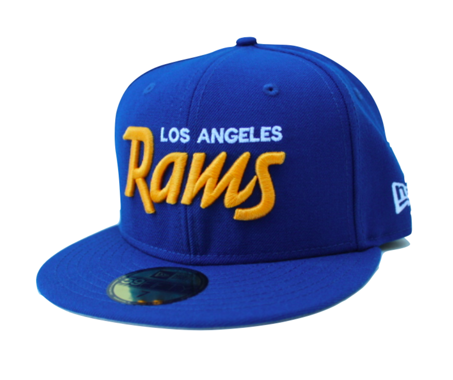 New Era Rams Script Retro Back Helmet