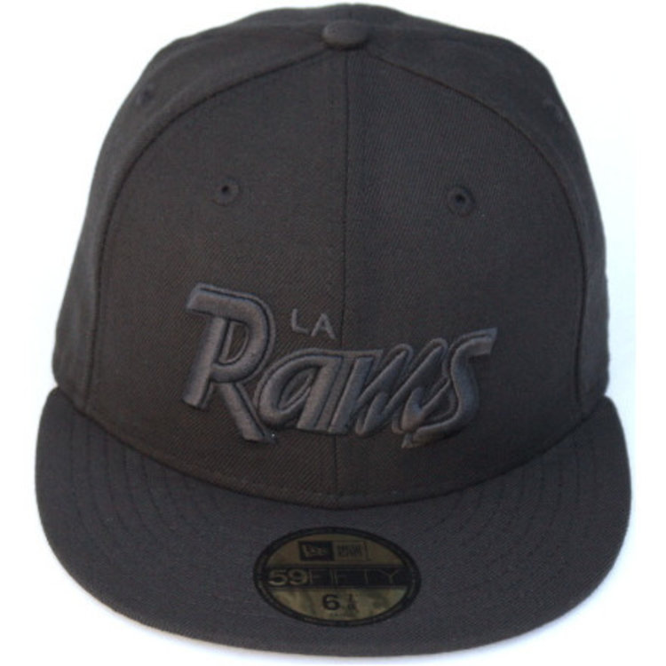 New Era LA Rams Script Black Black