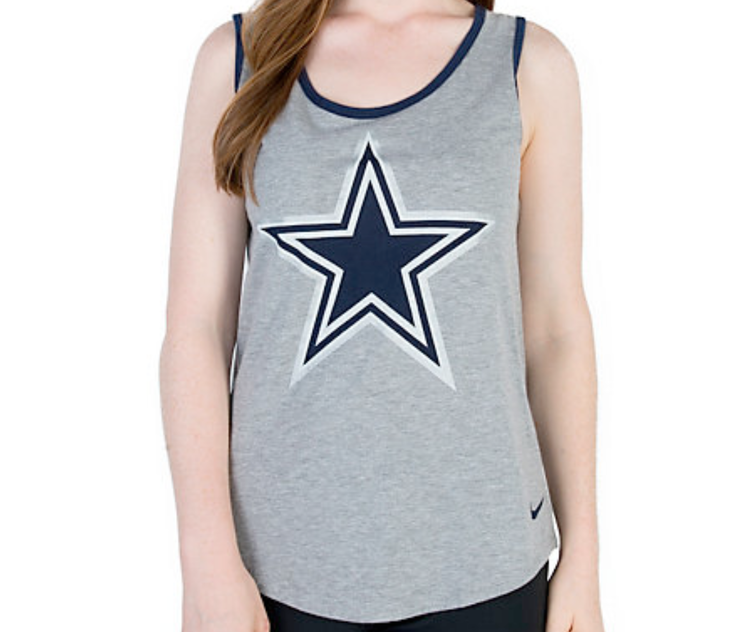 Nike NFL Dallas Cowboys Women's Nike Standard Tri-Blend Tank