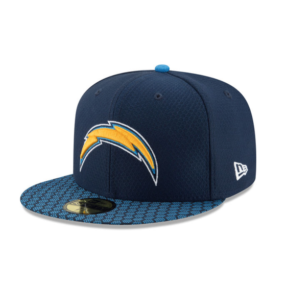 Los Angeles Chargers Fitted Hat 7 1/8 New Era 59Fifty San Diego NFL Bolts