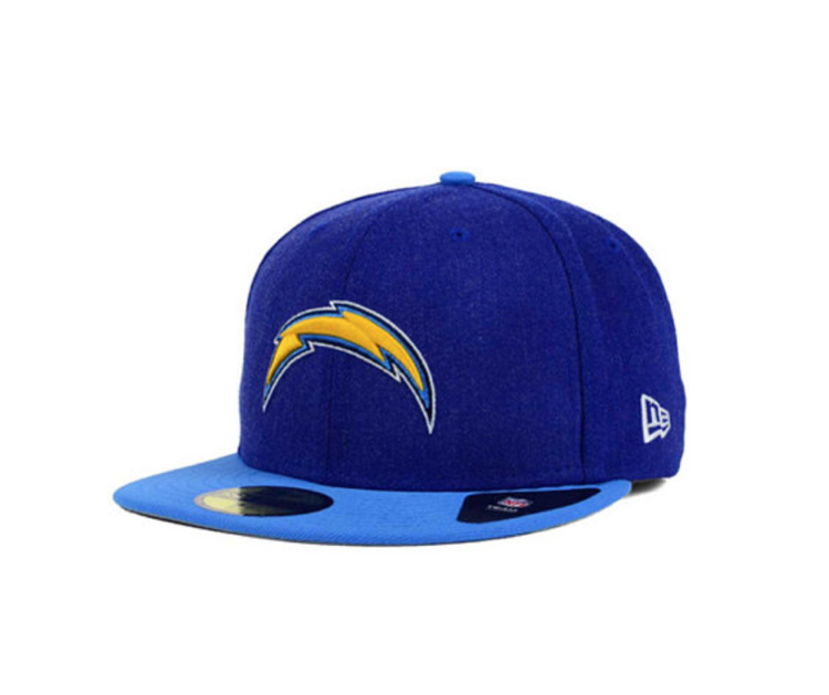 New Era LA Chargers Heather Action Heather Blue/Heather Light Blue