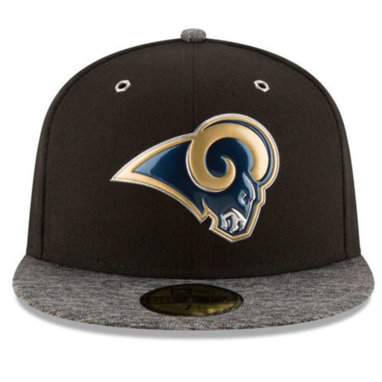 New Era Rams 16 Draft 5950 Black
