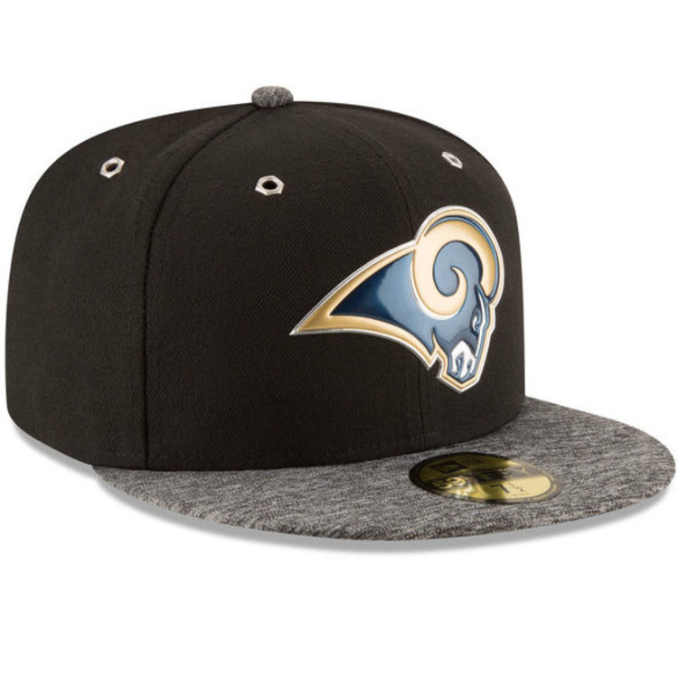 New Era Rams 16 Draft 5950 Black