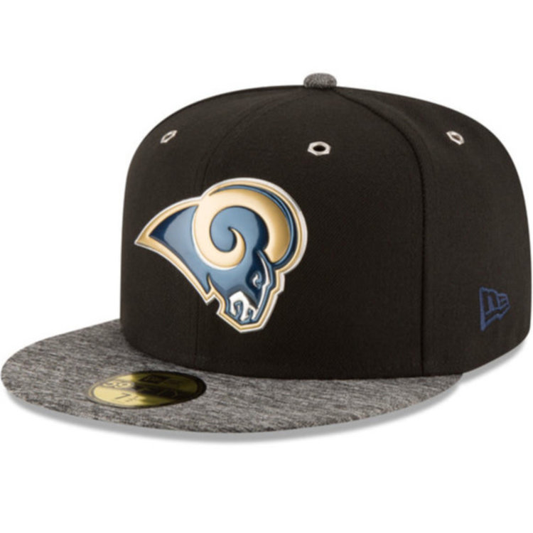 New Era Rams 16 Draft 5950 Black