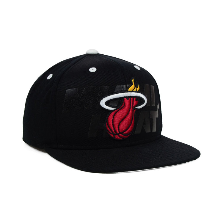 Adidas Miami Heat Adidas 2014 Draft Snapback Black
