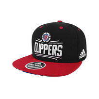 Adidas LA Clippers Adidas Draft Snapback Black/Red