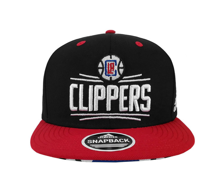 Adidas LA Clippers Adidas Draft Snapback Black/Red