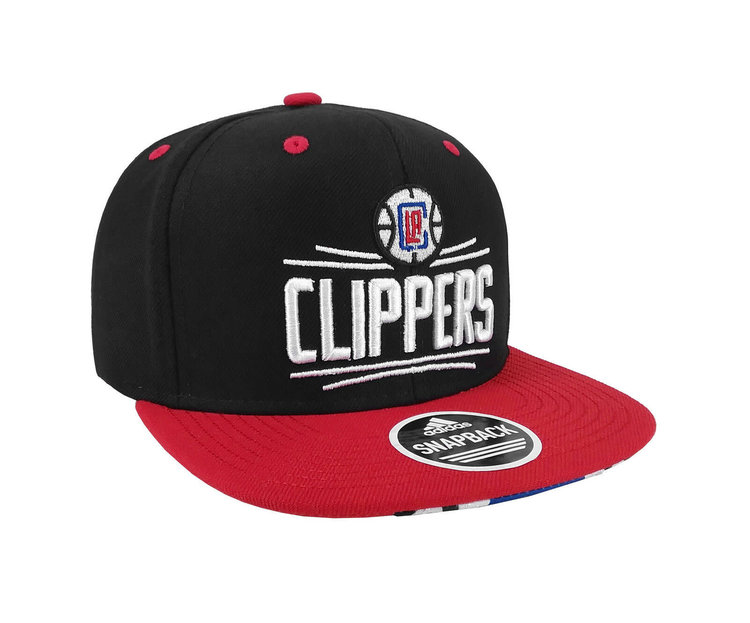 Adidas LA Clippers Adidas Draft Snapback Black/Red