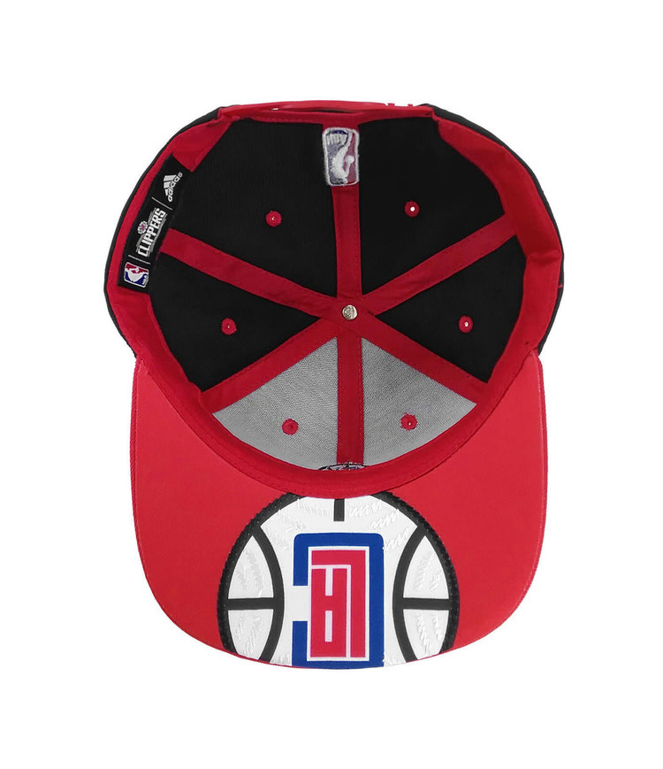 Adidas LA Clippers Adidas Draft Snapback Black/Red