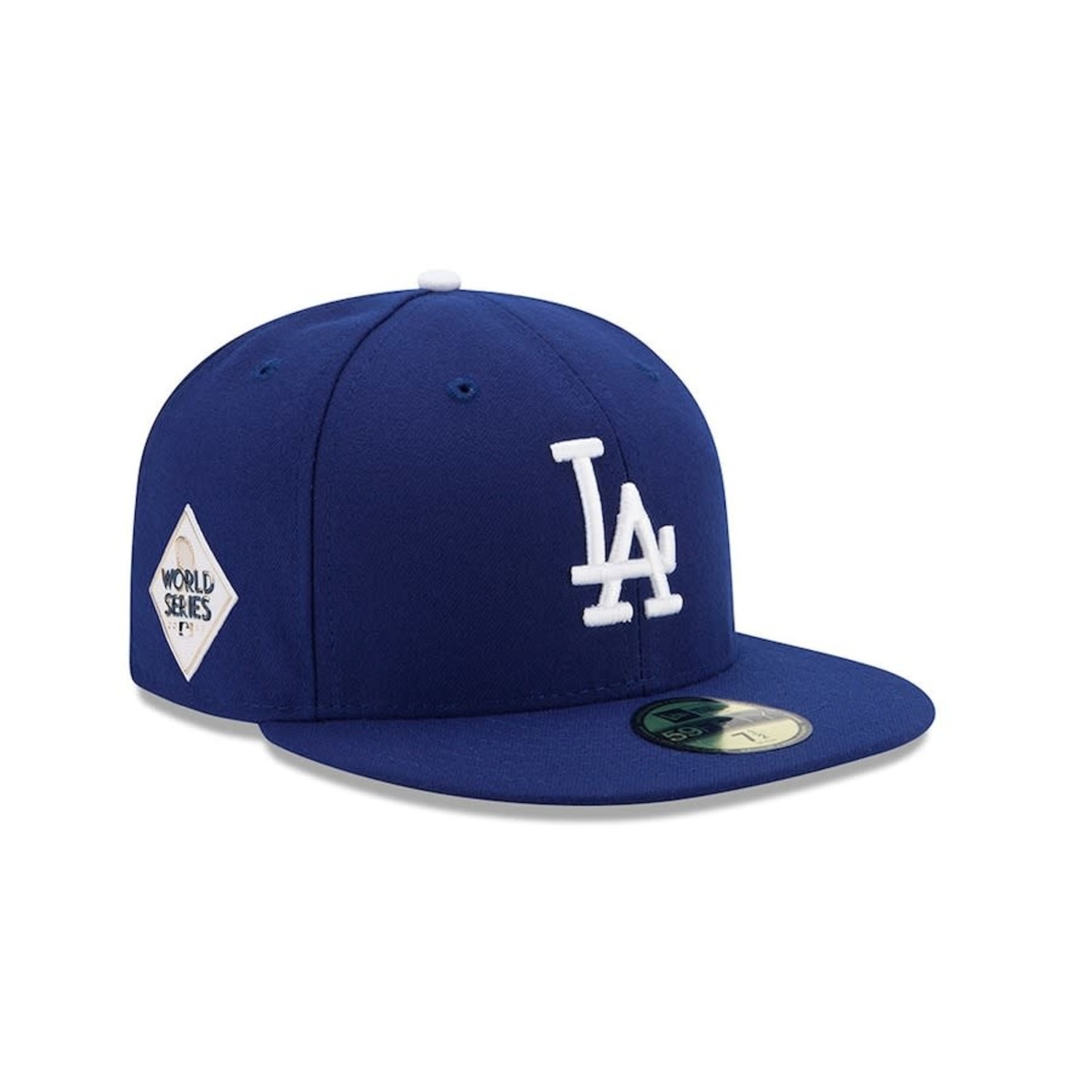 Shop New Era LA Dodgers World Series Side Patch Fitted Hat