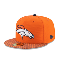 New Era Denver Broncos New Era 2017 On Field Fitted 5950 Orange