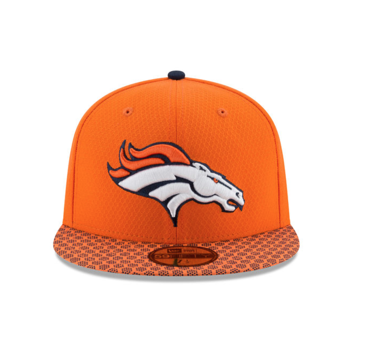 New Era Denver Broncos New Era 2017 On Field Fitted 5950 Orange