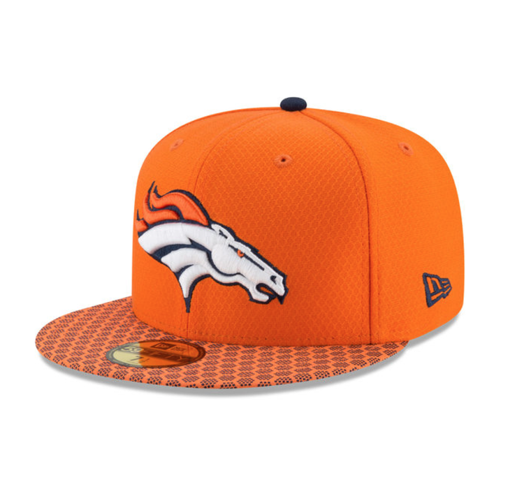 New Era Denver Broncos New Era 2017 On Field Fitted 5950 Orange