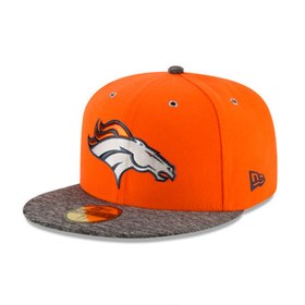 New Era Denver Broncos New Era Heather League Basic Fitted 5950 Heather Gray