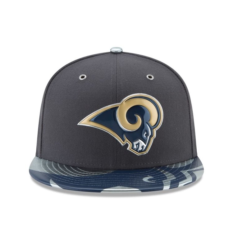 New Era Rams 17 Draft 5950 Graphite