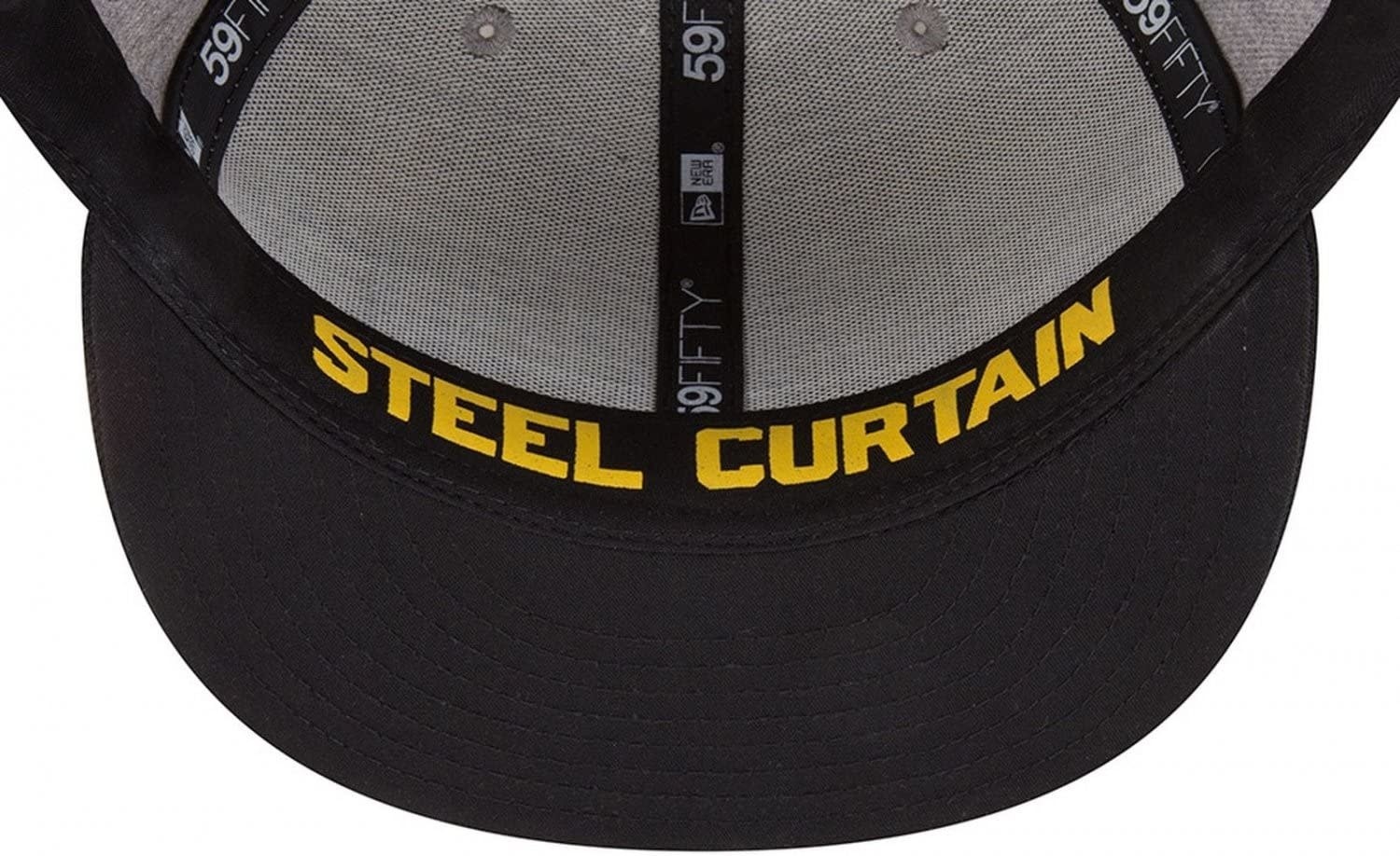 Pittsburgh Steelers New Era 2018 Official Onstage Draft Fitted 5950 Heather Gray Black The Locker Room of Downey