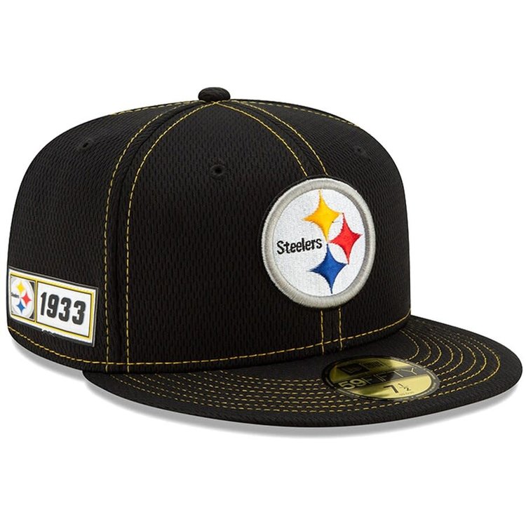 New Era Pittsburgh Steelers  2019 Onfield Road Sideline Black