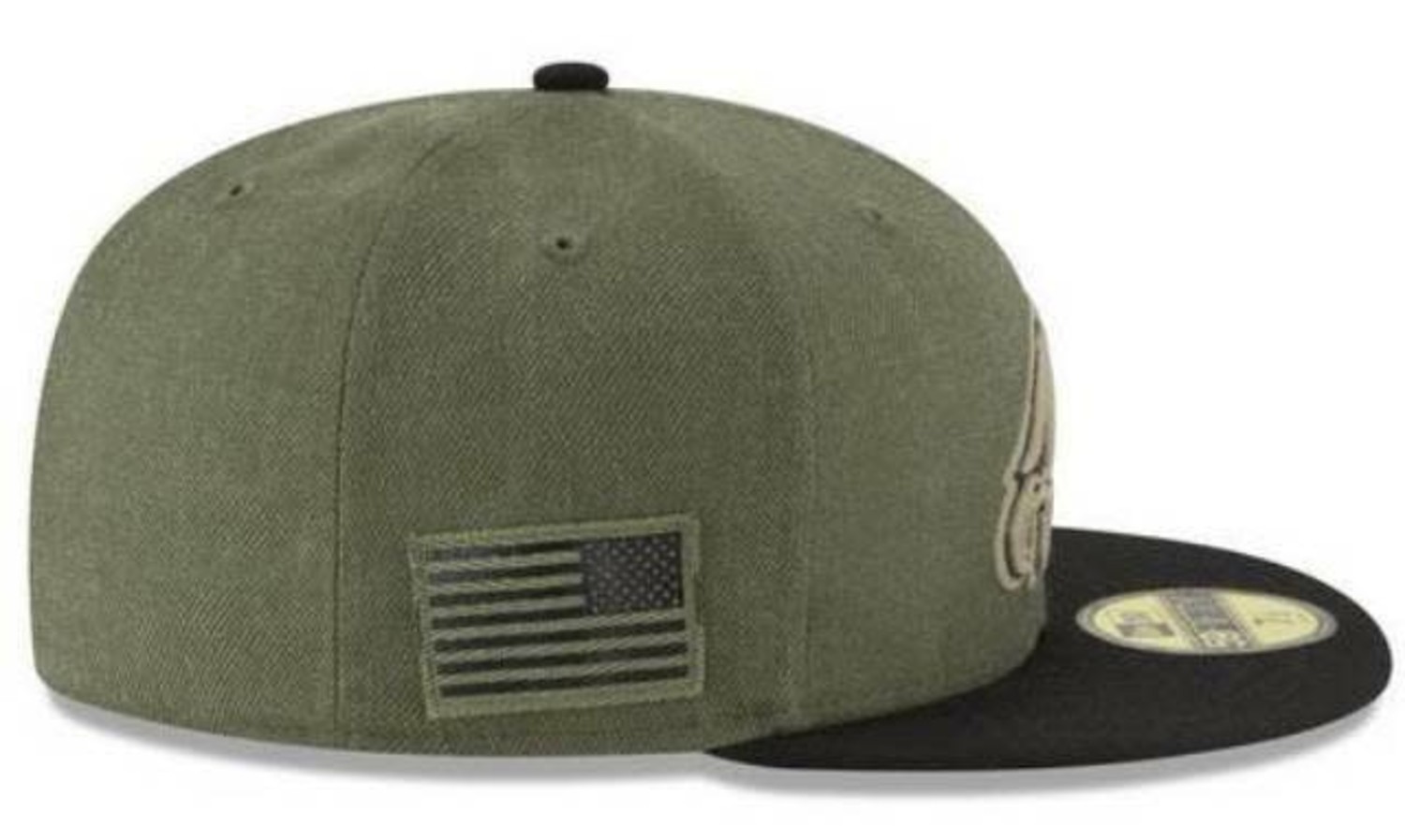 Philadelphia Eagles New Era 2018 Salute to Service Fitted 5950 Green Black The Locker Room of Downey