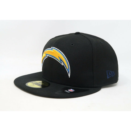 Men's New Era Black Los Angeles Chargers Team Logo T-Shirt