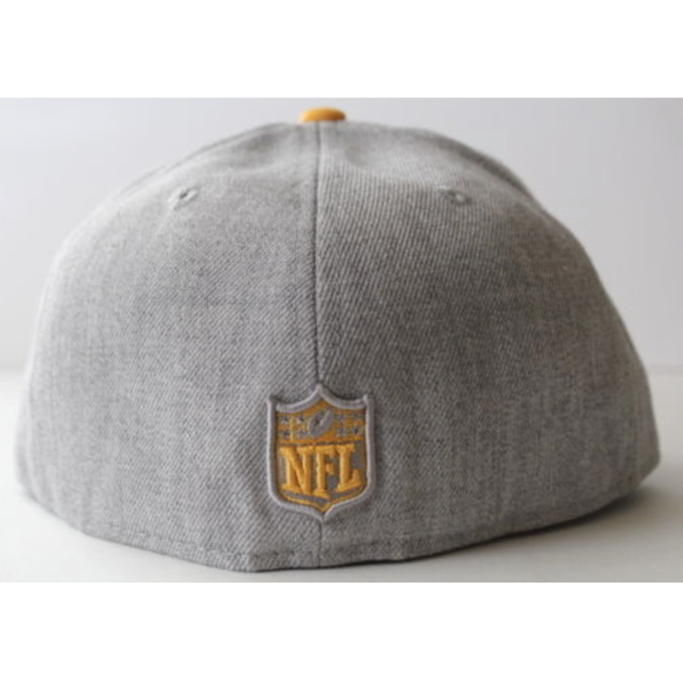 New Era Green Bay Packers Heather Gray Gold