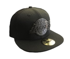 Caps - New Era Metallic Badge 940 Los Angeles Lakers (black)