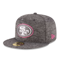 New Era 49ers 2016 BCA Heather Gray Pink