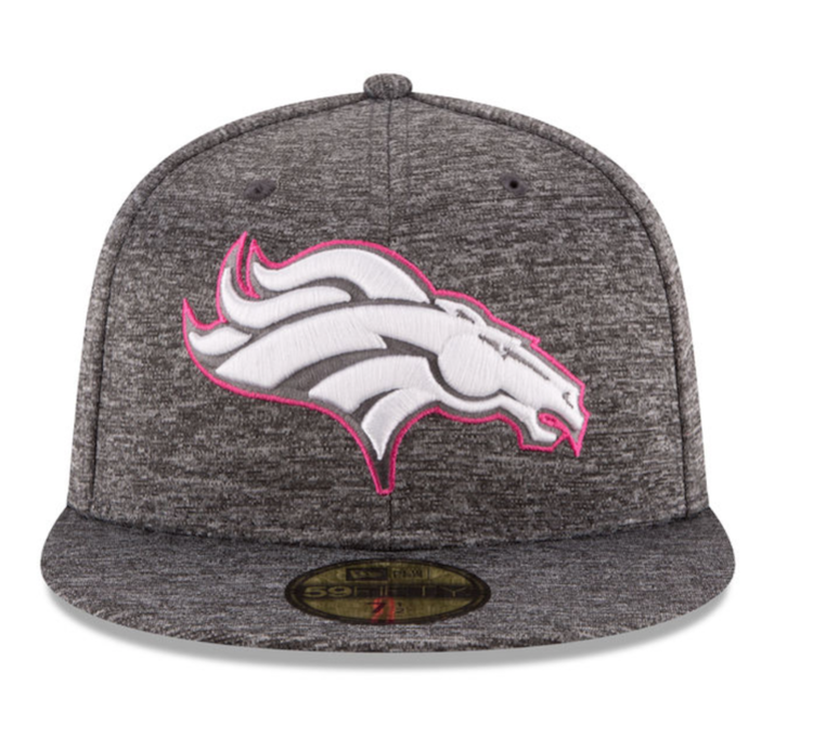New Era Denver Broncos 2016 BCA Heather Gray Pink