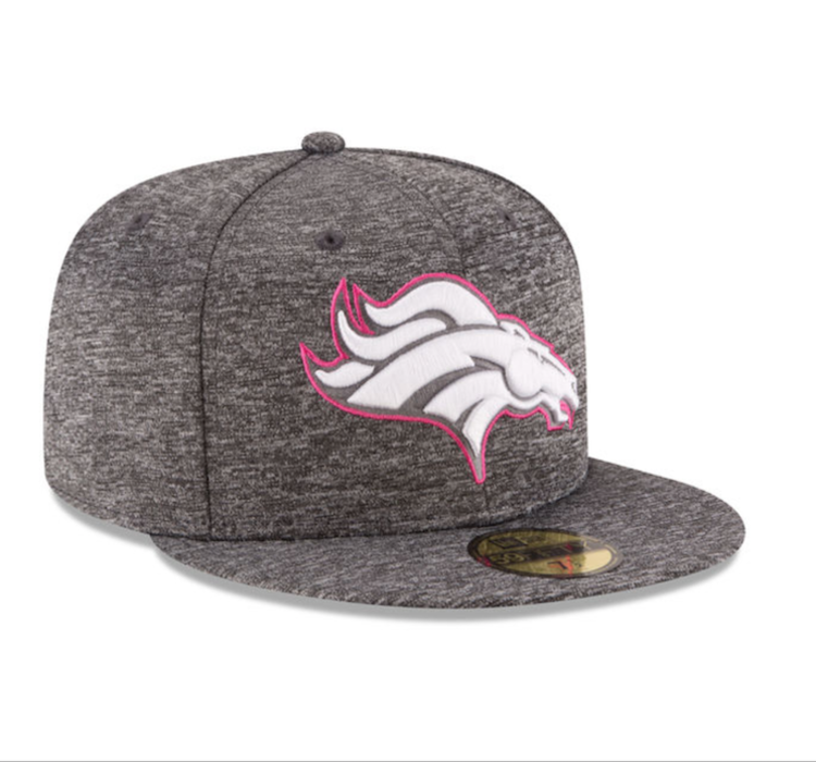 New Era Denver Broncos 2016 BCA Heather Gray Pink