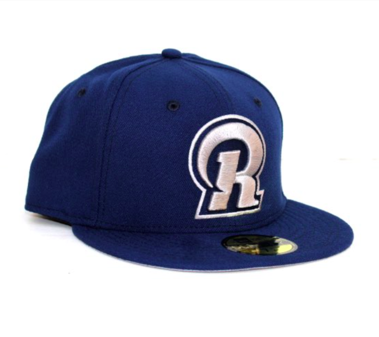 New Era LA Rams New Era "R" Logo Fitted 5950 Navy