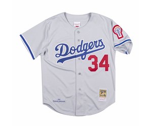 Los Angeles Dodgers #34 Fernando Valenzuela Blue Kids Jersey on