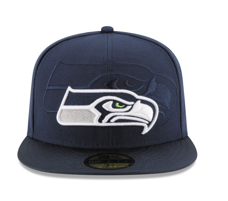 New Era Seattle Seahawks New Era 2016 On Field Fitted 5950 Blue