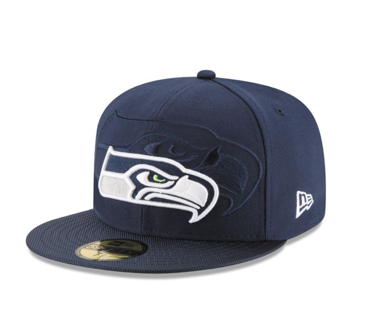 New Era Seattle Seahawks New Era 2016 On Field Fitted 5950 Blue