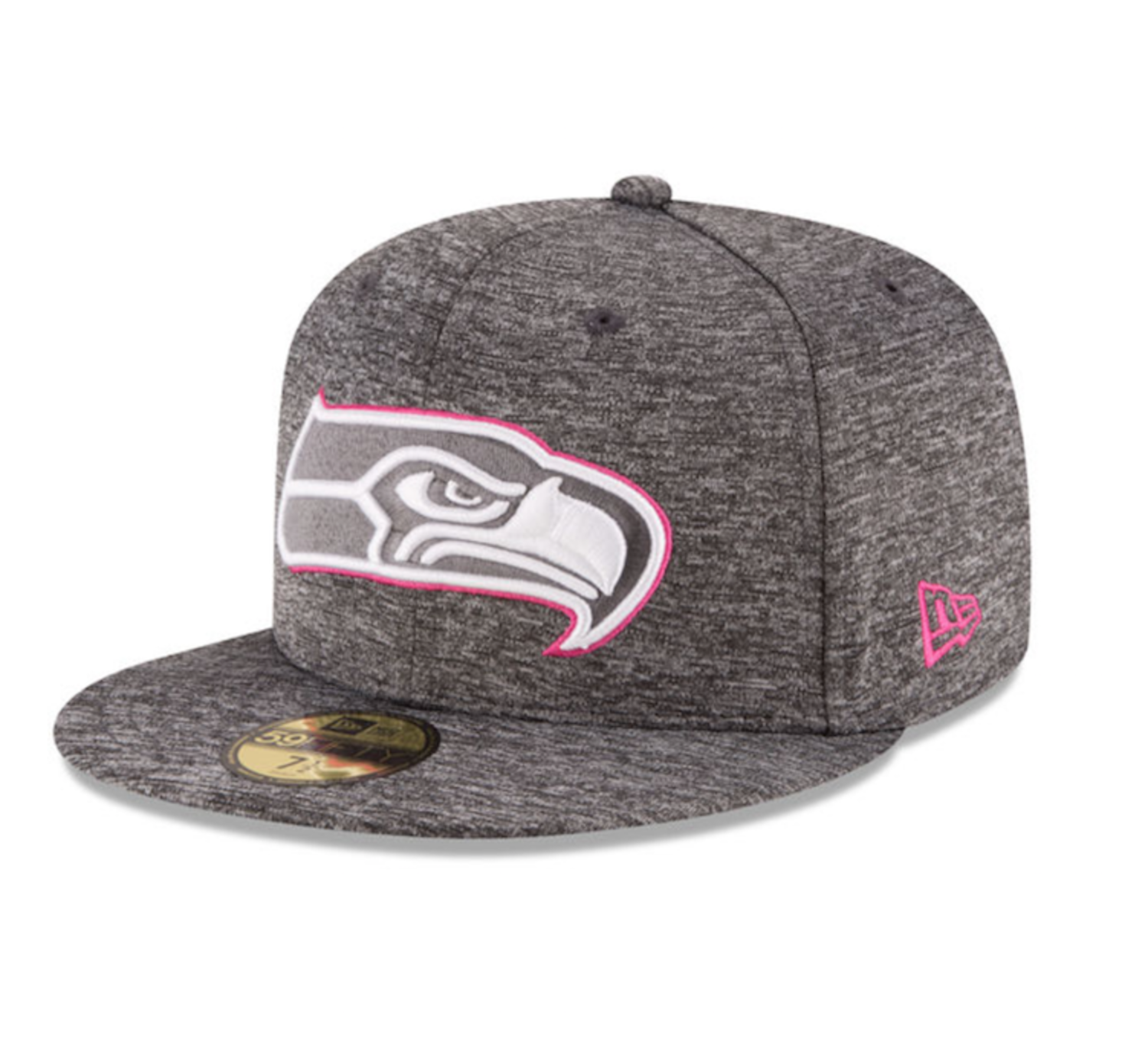 NFL Seattle Seahawks onfield official pink cancer awareness cap L/XL Reebok