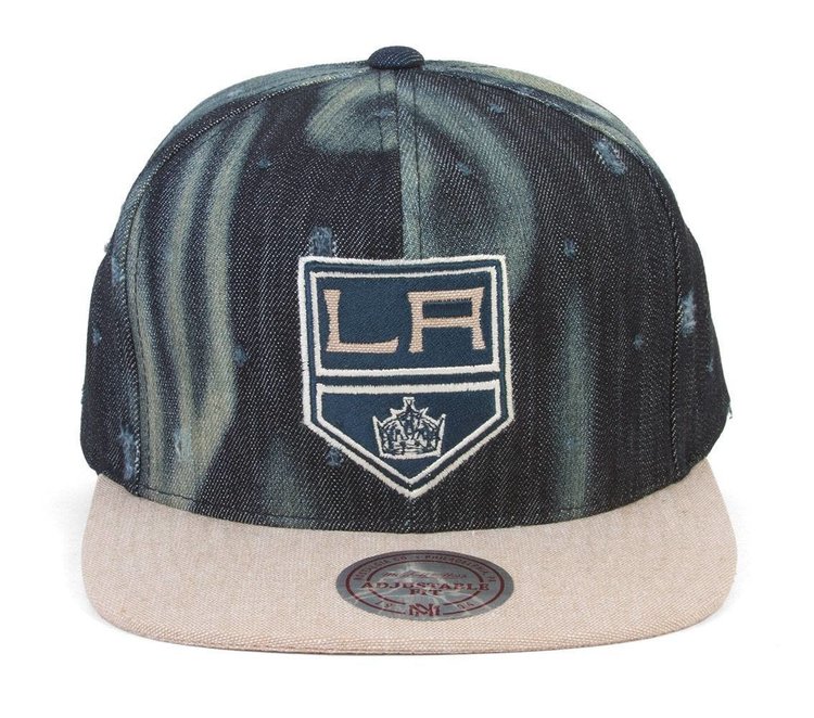 Mitchell and Ness LA Kings Mitchell & Ness Torn Denim Snapback